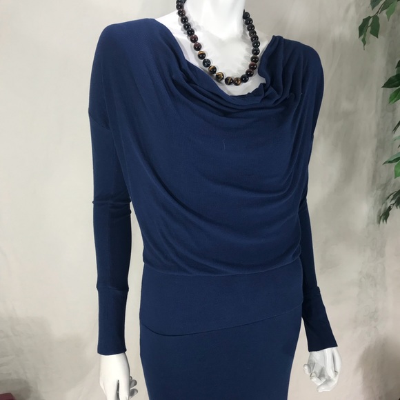 Long Blue Colleen Lopez Dress - Picture 2 of 6